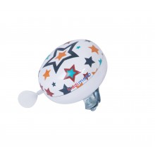 Звонок KiddiMoto звёзды, белый, большой
