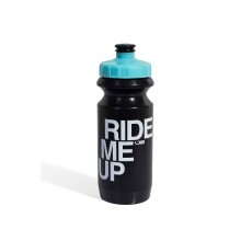 Фляга 0,6 Green Cycle GBT-512M Ride Me Up с Big Flow valve, LDPE black nipple/ light blue matt cap/ black bottle