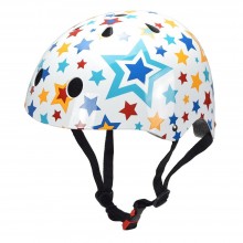 Шолом дитячий KiddiMoto Звезды, белый, розмір S 48-53см