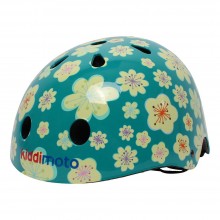 Шолом дитячий KiddiMoto Цветы, голубой, розмір  S 48-53см