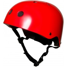Шолом дитячий Kiddimoto красный металлик, розмір S 48-53см