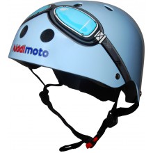 Шолом дитячий Kiddimoto Окуляри пилота, голубой, розмір S 48-53см