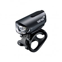 Мигалка передня Infini I-210P-BK, 1 светодиод, 4 режима, USB кабель, аккумулятор в комплекте