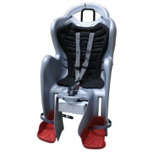 Сидіння задн. Bellelli Mr Fox Relax B-fix до 22кг, серебристое с чёрной подкладкой