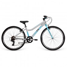 Велосипед 24" Apollo NEO 7s girls Brushed Alloy/Sky Blue/Charcoal